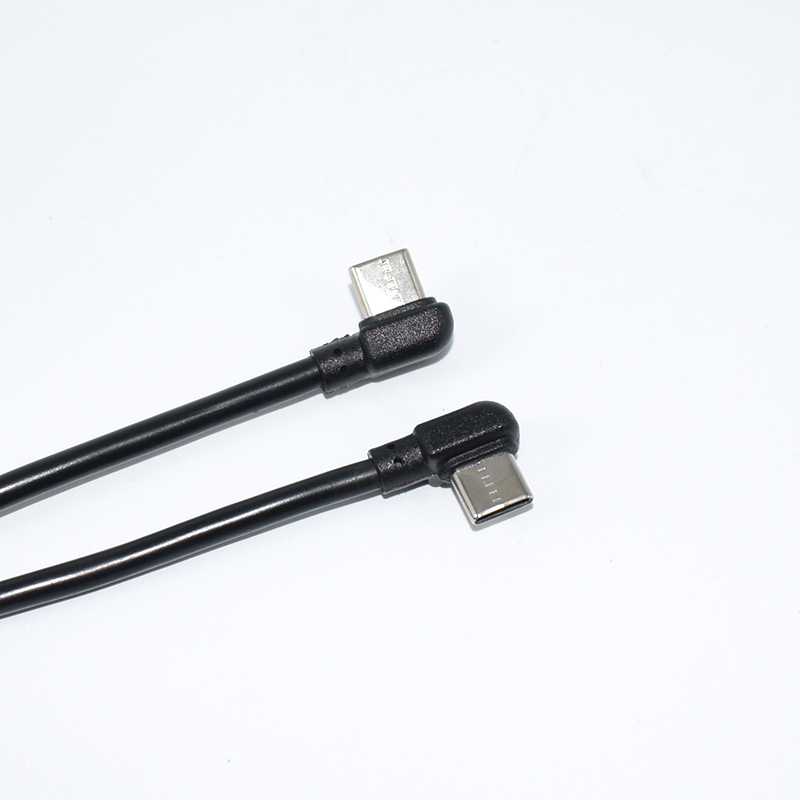 90度弯头TYPE-C手机充电线 快充线