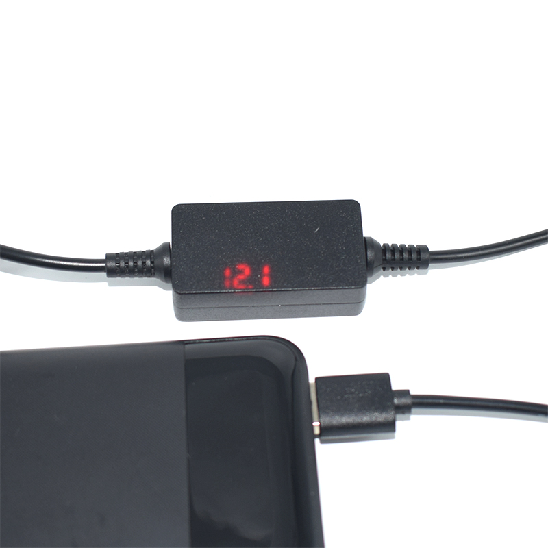 USB升压线 带电压显示